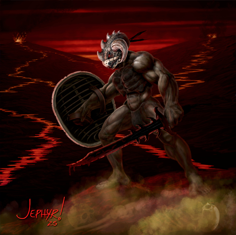'Turtle-Head'- Digital Painting - Copyright 2025 - Jephyr - All Rights Reserved - NOAI NO AI USE